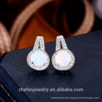 925 Sterling Silber Schmuck, Opal Ohrringe JWE2472B